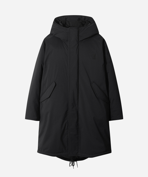 디오디 가마보코 쉘터 롱 구스 다운 자켓 (BLACK)