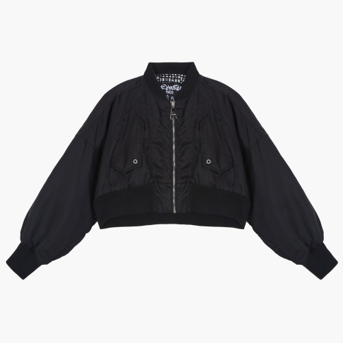 Укороченный бомбер DEVASTE BLACK (S5FWOW005)