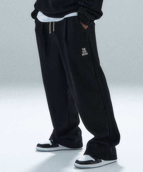 THE 12TH ROUND SWEAT PANTS черный