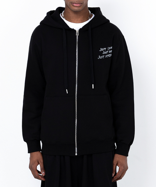 Just Edition Hood Zip-Up (черный)