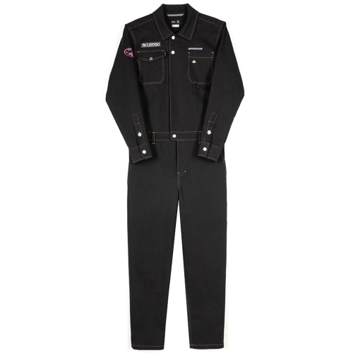ES10BK Винтажный комбинезон 15 унций с эластаном, Black
