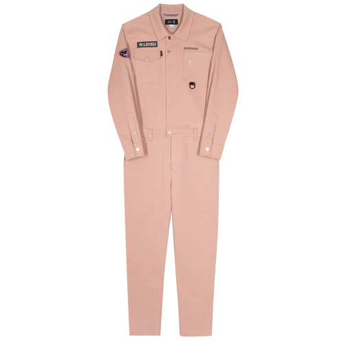 ES10IP — винтажный 15oz эластановый комбинезон Indie Pink