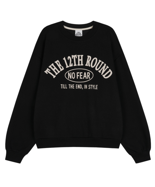 THE 12TH ROUND SIGNATURE SWEATSHIRT черный