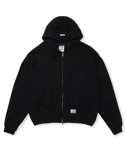 ML CROP ZIP-UP черный