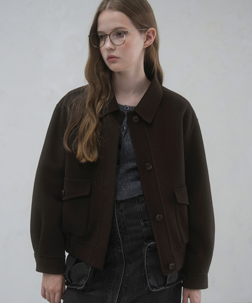 Bene Handmade Wool Jacket BROWN