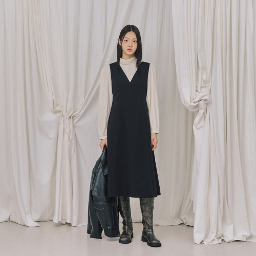 브이넥 나시 롱 원피스 AR3WO865