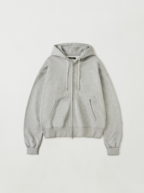 Базовый худи на молнии (Melange Gray)