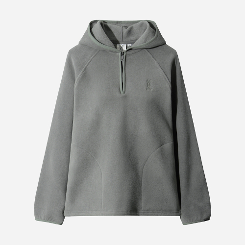 Женский Heat Rest — флисовый анорак с капюшоном (GREY)