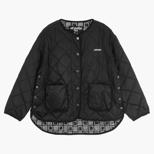 Легкий круглый пуховик BLACK (S5FWPD001)