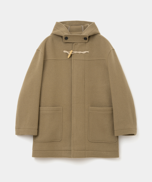 oversized шерстяной duffle пальто верблюжий