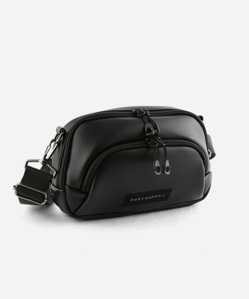 Кожаная сумка-антивор Yaki bag the BLACK Leather (1color)
