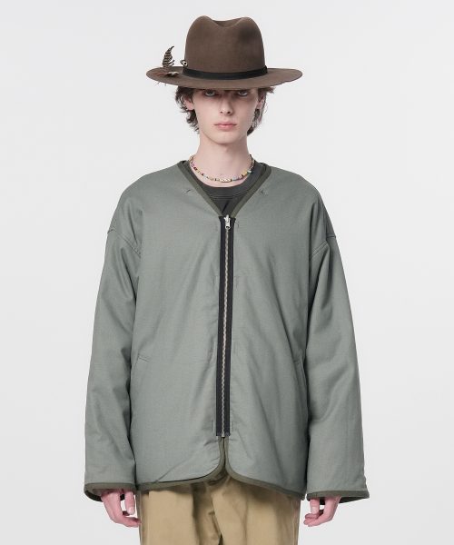 Reinforced Liner jacket_Olive&Beige