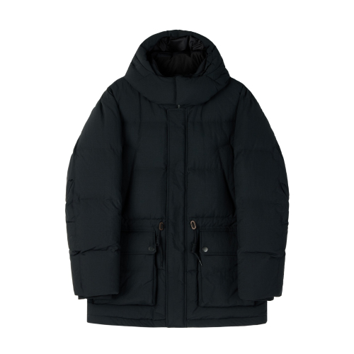 BRITISH CAMPER MIDI пуховый толстовка - чёрный (P254MDW452)