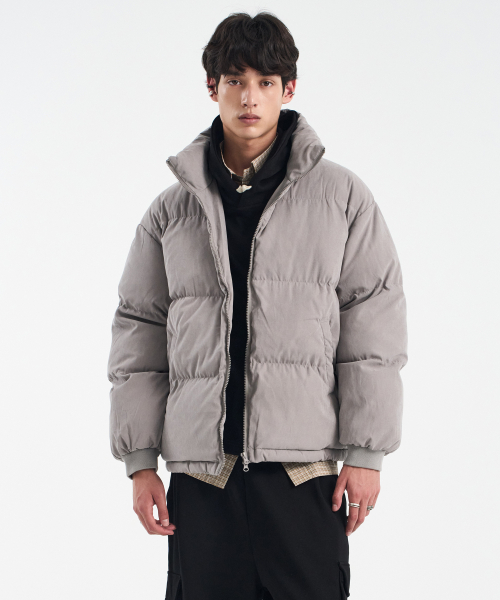 Короткий пуховик из шерсти Grey