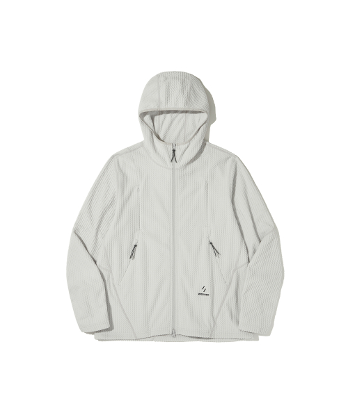 Welter Experiment X Wisdom Fleece Zip Hoodie_WHITE