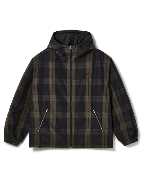 Shadow Plaid Jacket - Black