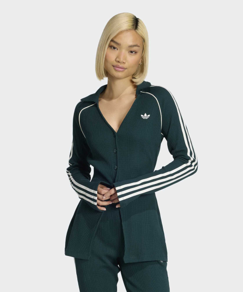 아디다스() 버튼 다운 와플 탑 - 그린 / KS7810 상품 이미지