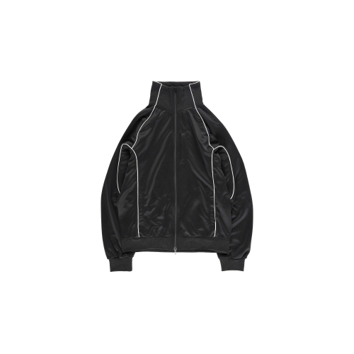 AAS LOGO TRACK ZIP UP JACKET BLACK