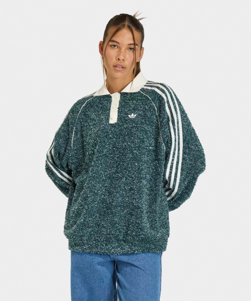 아디다스() 부클 오버사이즈 폴로 크루넥 - 아우라아이비 / KS7790 상품 이미지