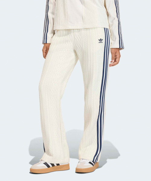 아디다스() 니트 베켄바우어 트랙 팬츠 - 화이트 / KS7801 상품 이미지