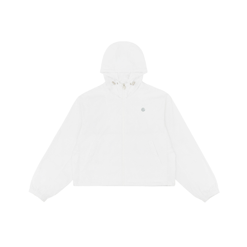 Giant Smiley Windbreaker (cloud white)