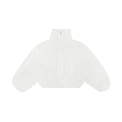 Balloon Sleeve Windbreaker (cloud white)