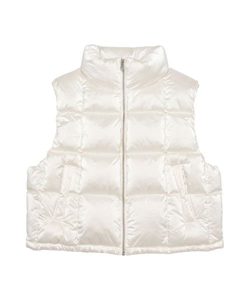 AMES PADDING VEST IVORY