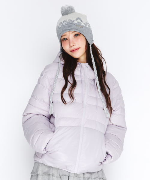 EARFLAP BEANIE IVORY