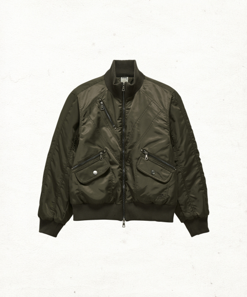ジャケット・アウター DANCEL DD cropped studded MA-1 jacket 단델(DANDEL) DD cropped studded MA-1 jacket (KHAKI) - 사이즈
