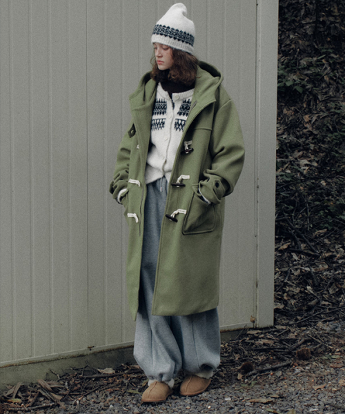 Unisex Hooded Duffel Coat_EEWCT104