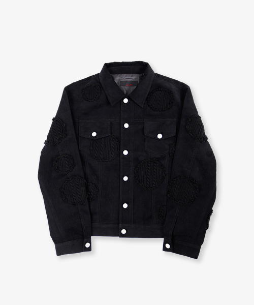 [TRSC] COTTON BLOSSOM JACKET - BLACK