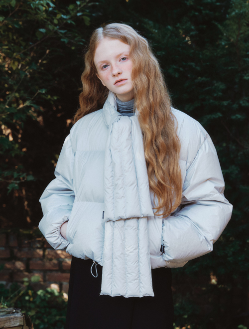 [SET] Muffler + Padding - gray