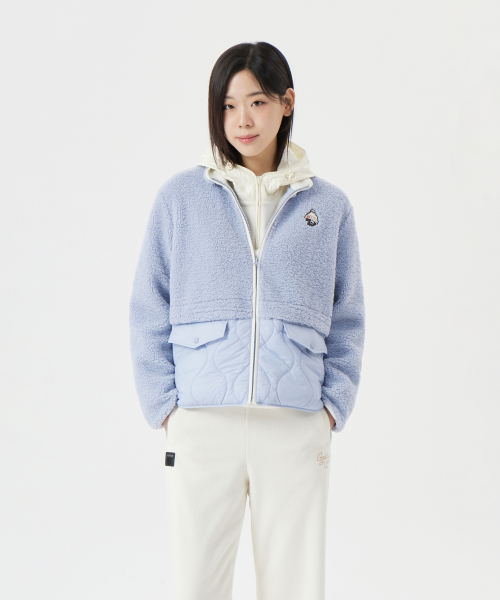 (W) Fleece Hybrid Quilted Jacket G5UAW25931BUX