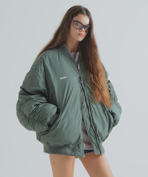 Реверсивный пуховик MA-1, Khaki