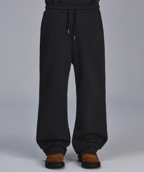 스켈리웩() 플레어 배기 기모 트레이닝 팬츠[차콜] 상품 이미지