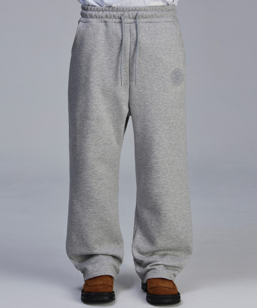 스켈리웩() 플레어 배기 기모 트레이닝 팬츠[그레이] 상품 이미지