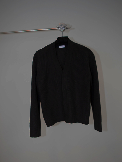 FOREST KNIT CARDIGAN_BLACK