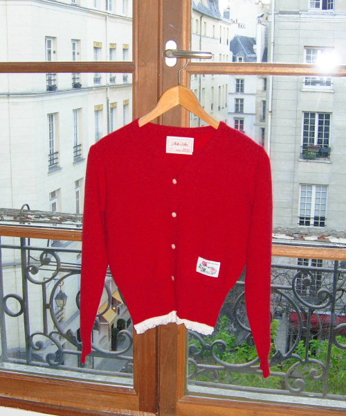 Soap Cardigan_Cranberry