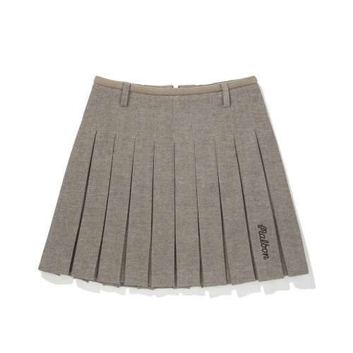 여성 TR 아코디언 스커트 BEIGE (WOMAN)