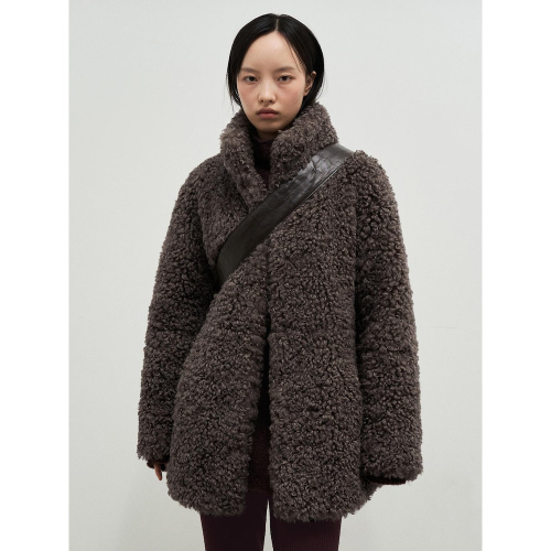 Faux Fur Coat Brown