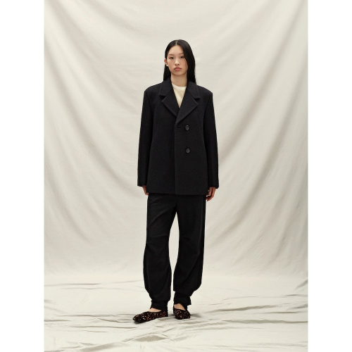 Half Jacket Coat Black