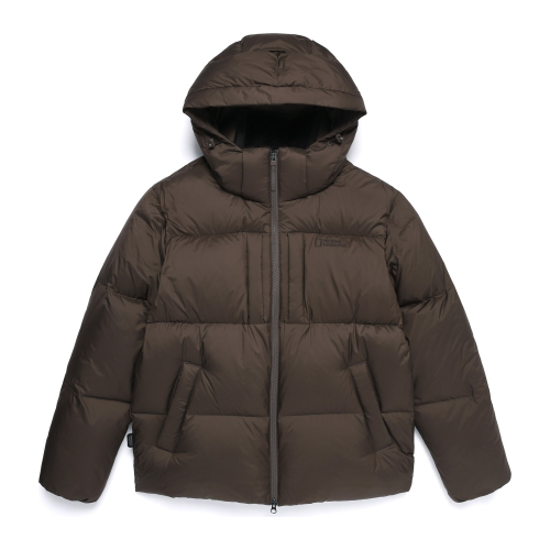 N254UDW040 пуховик-худи Chitra с гусиным пухом BROWN