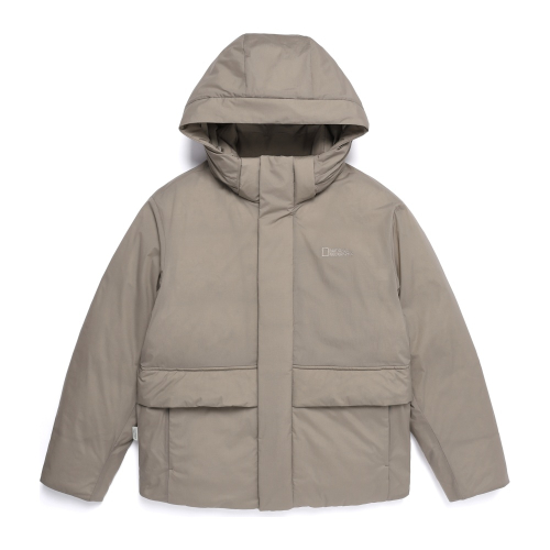 N254UDW081 Пуховик Nosashi со съемным капюшоном OAK BEIGE