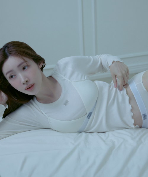UNDERWEAR W CLASSIC LOGO EBAND BRA ivory