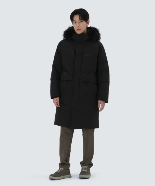 Длинный пуховик Drypeak Windstopper (S25WMPDJ06) Black