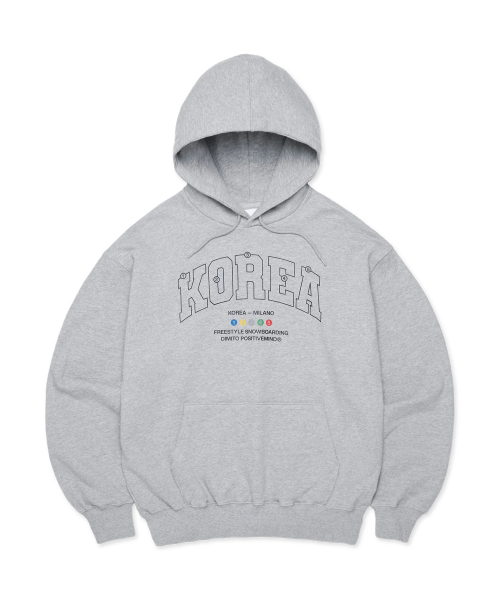 TEAM KOREA REPLICA COLORING HOODIE ASH