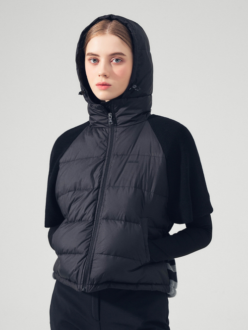 свитер гибридный пуховый куртка BLACK