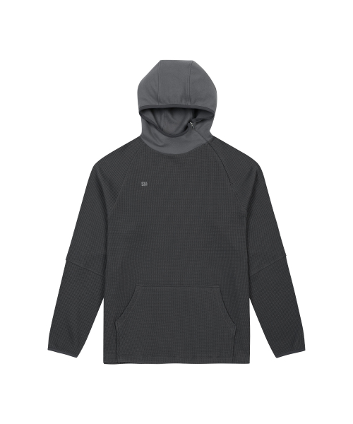 Худи Croffle с асимметричным вырезом (Dark Gray)