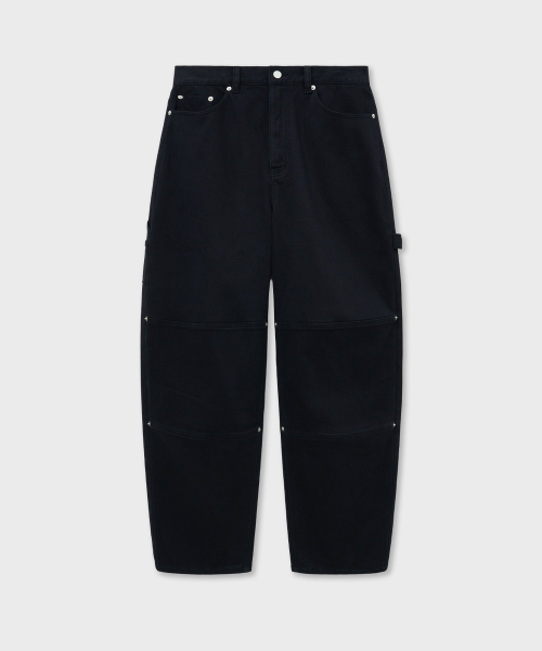 Rivet Embroidery Carpenter Trouser-темно-синий