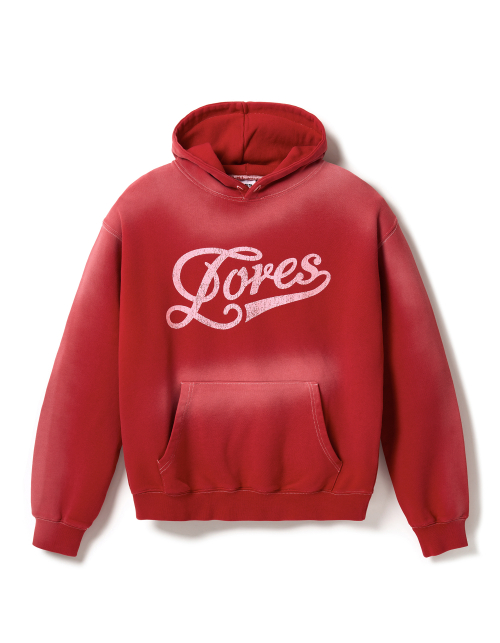 Script Dyed худи - Red